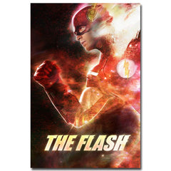 The Flash Super heros Art Impression sur Soie